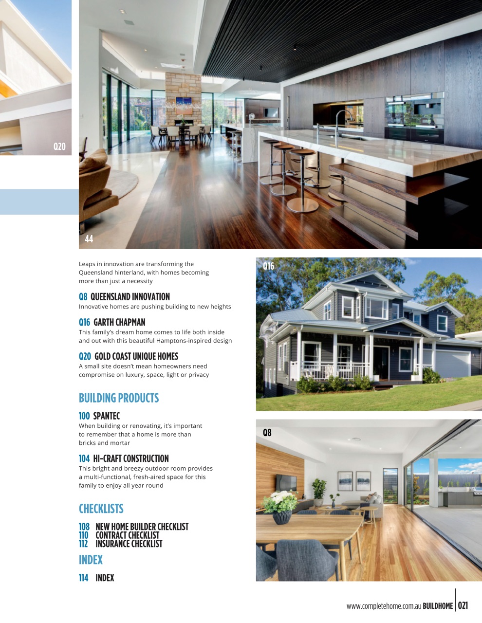 Build Home Preview Pages