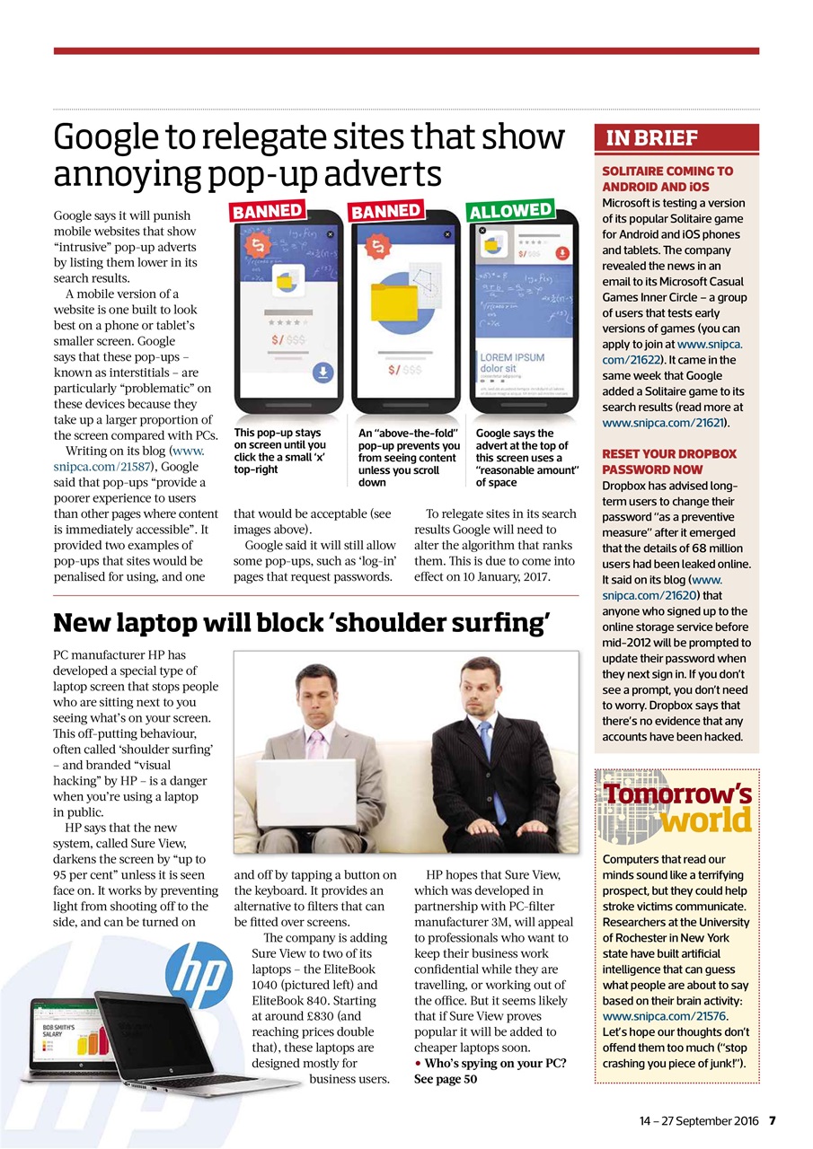 Computer Active Preview Pages