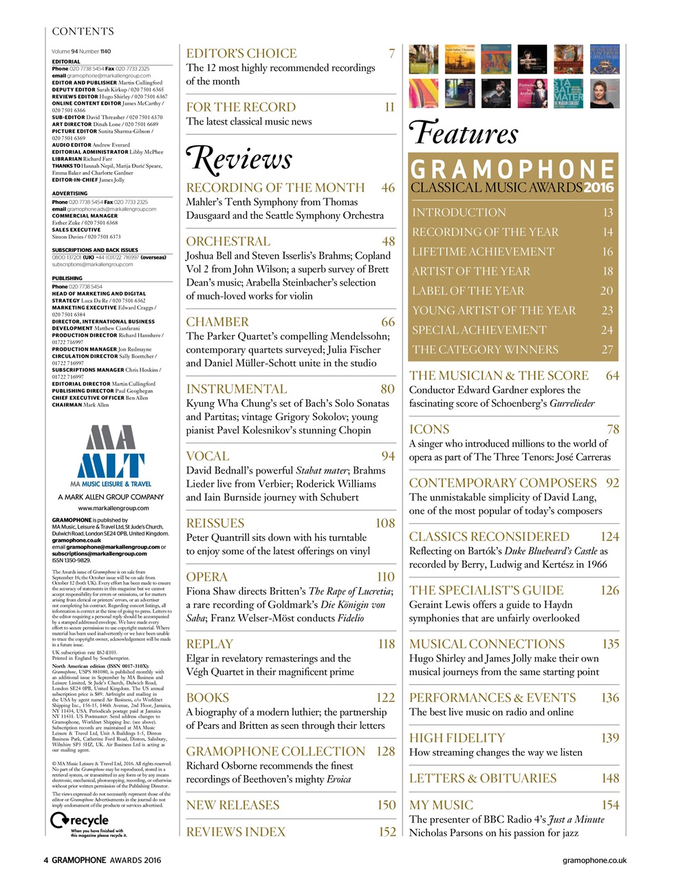 Gramophone Preview Pages