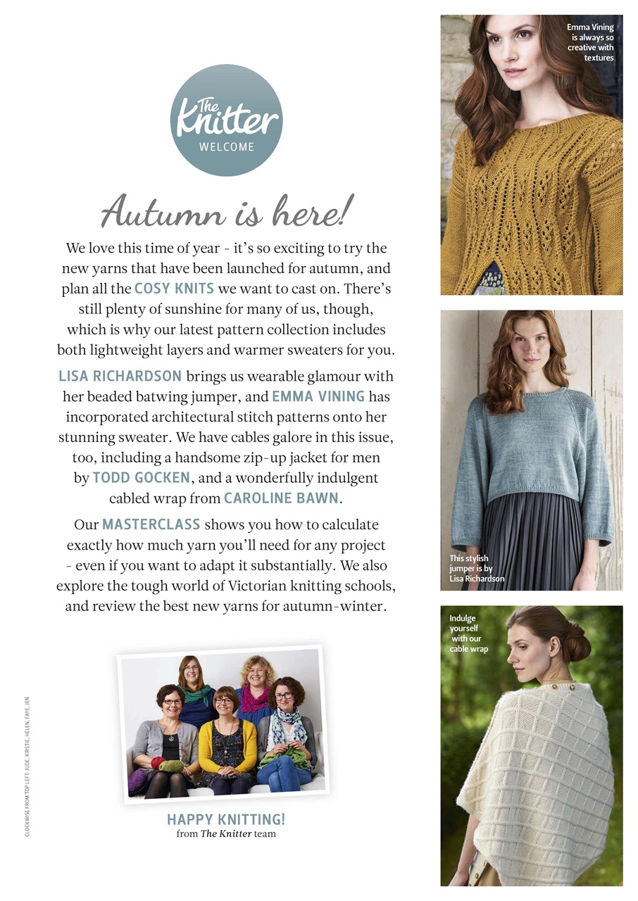 The Knitter Preview Pages