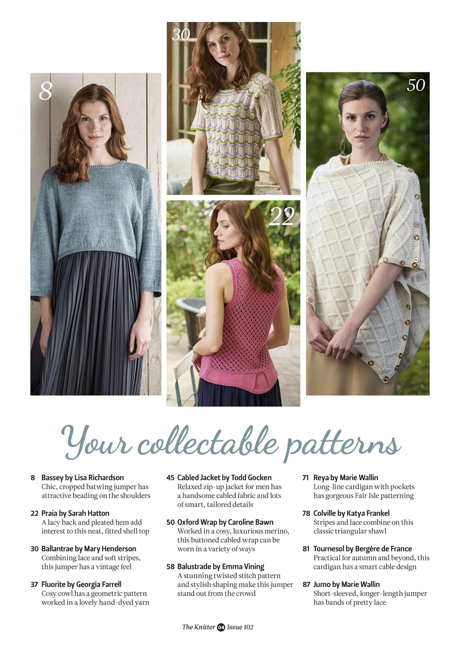 The Knitter Preview Pages