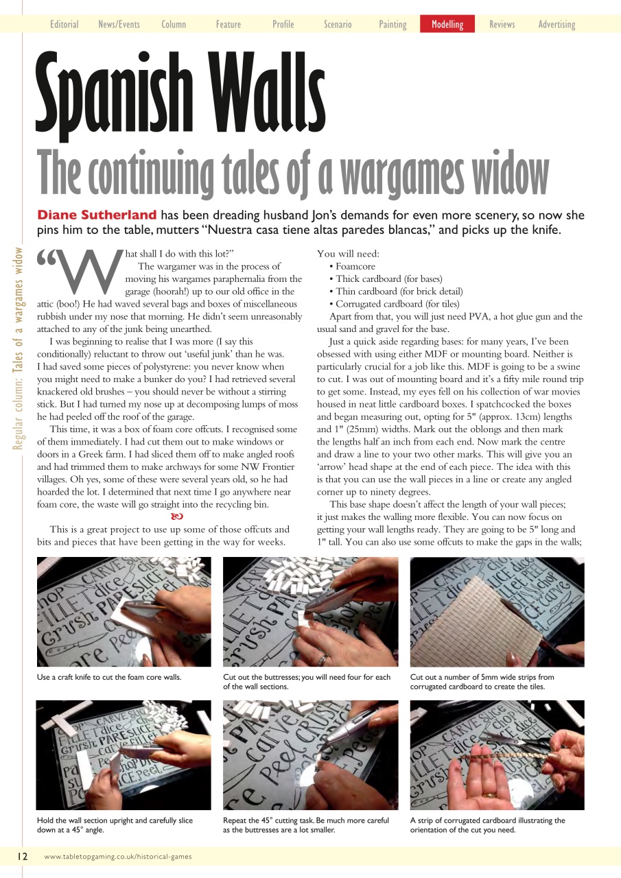 Miniature Wargames Preview Pages