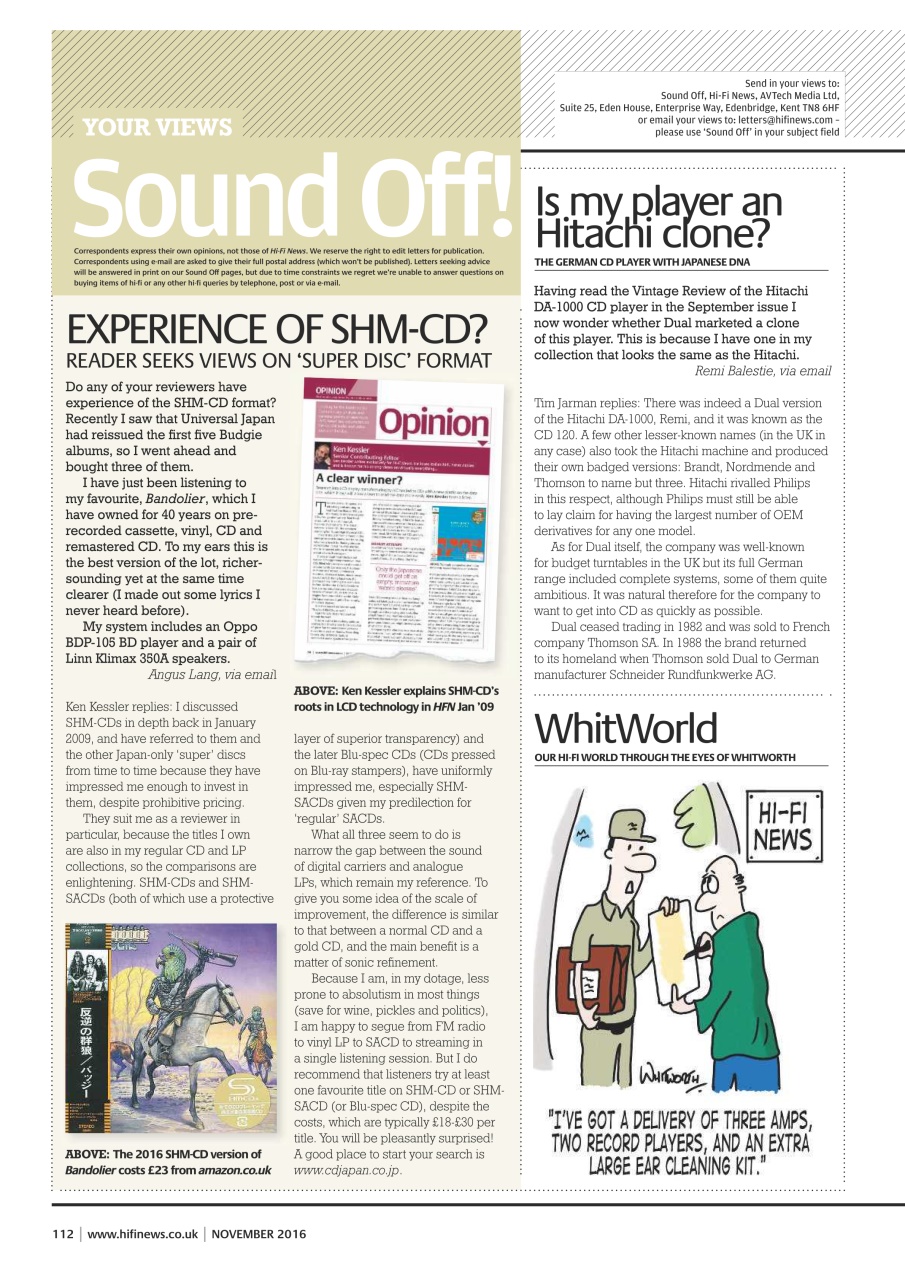 Hi-Fi News Preview Pages
