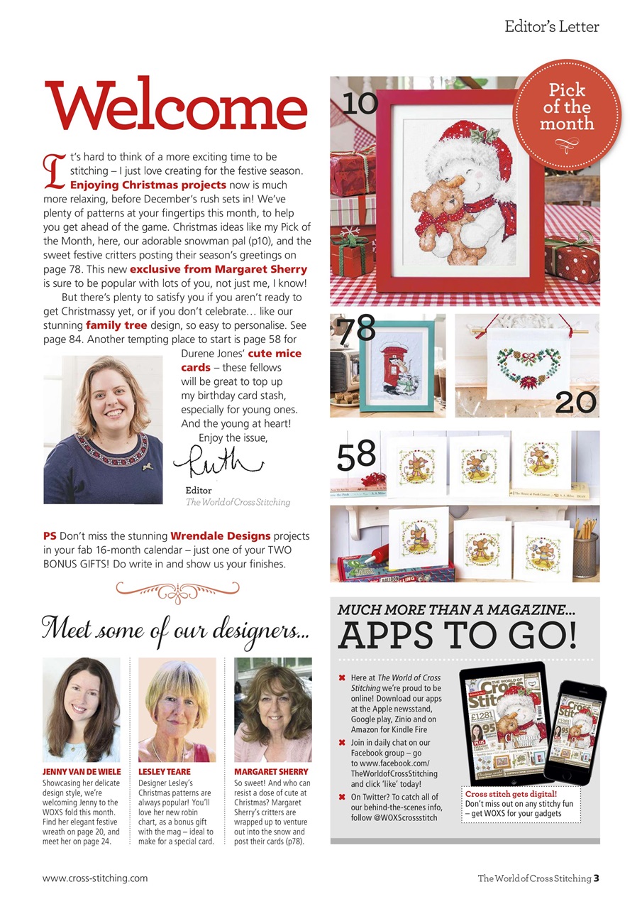 The World of Cross Stitching Preview Pages