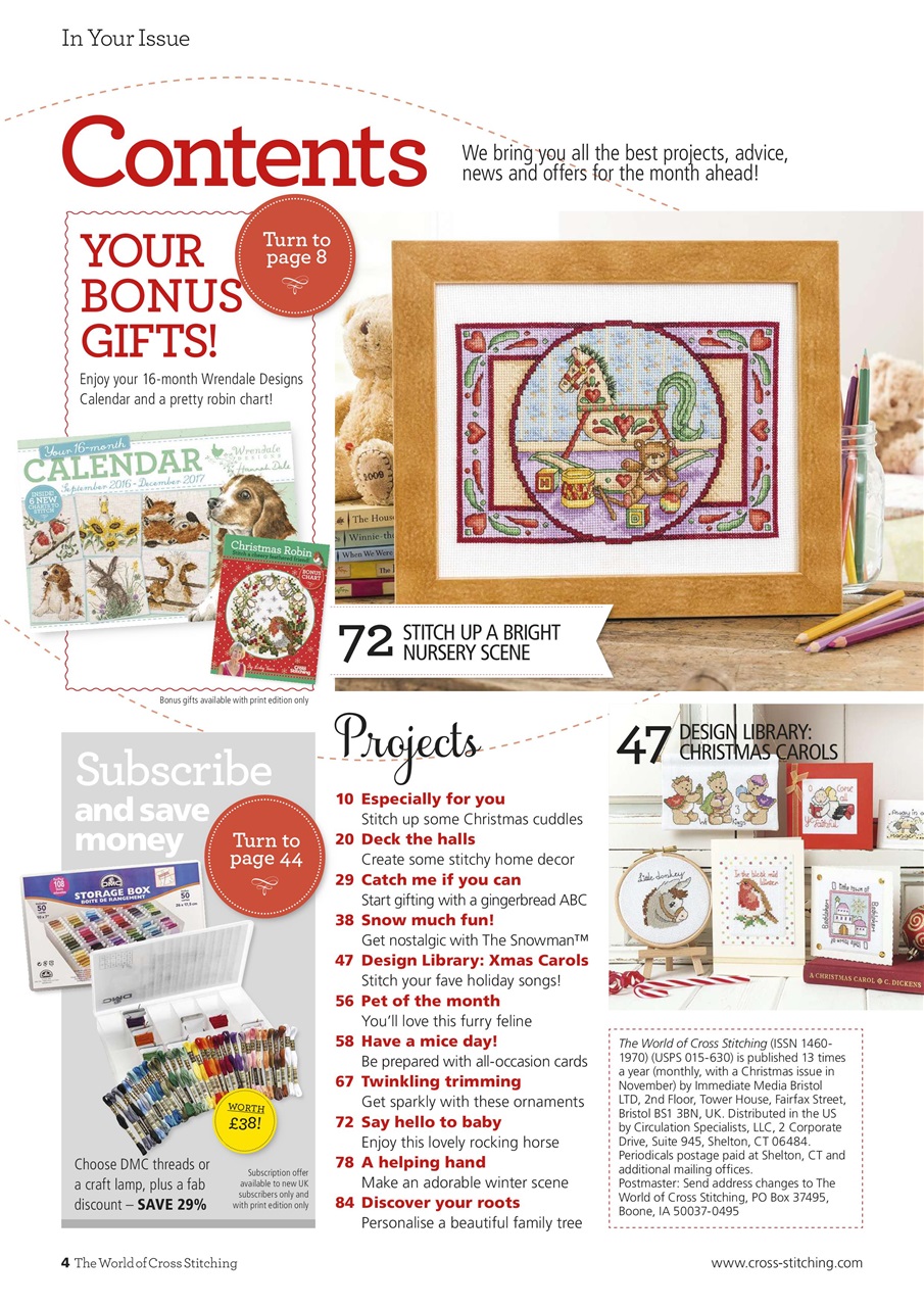 The World of Cross Stitching Preview Pages