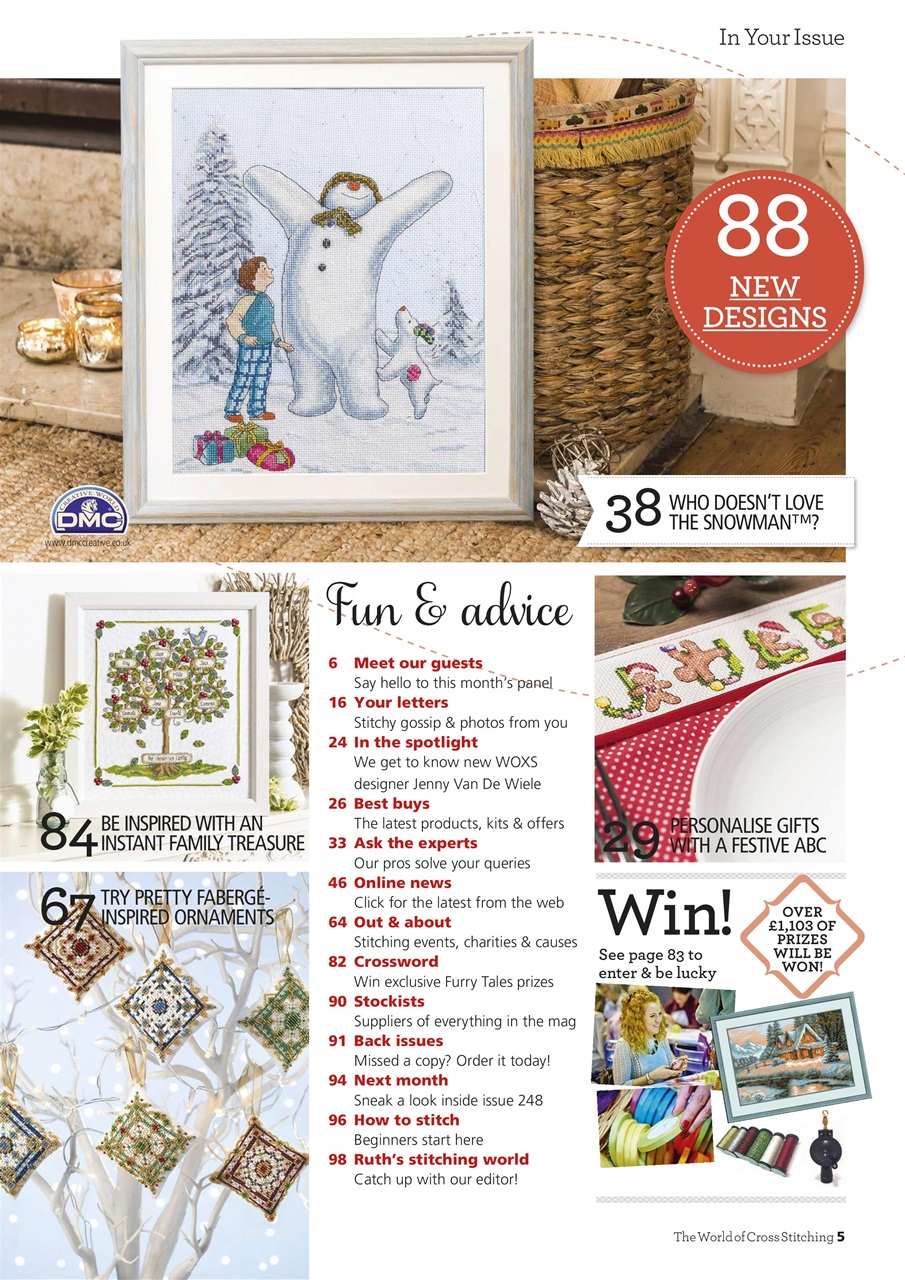 The World of Cross Stitching Preview Pages