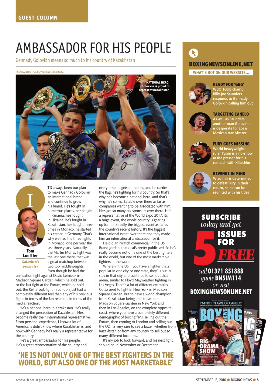 Boxing News Preview Pages