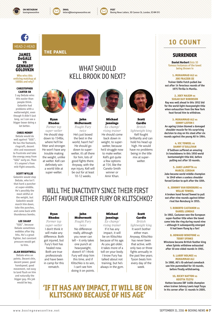 Boxing News Preview Pages