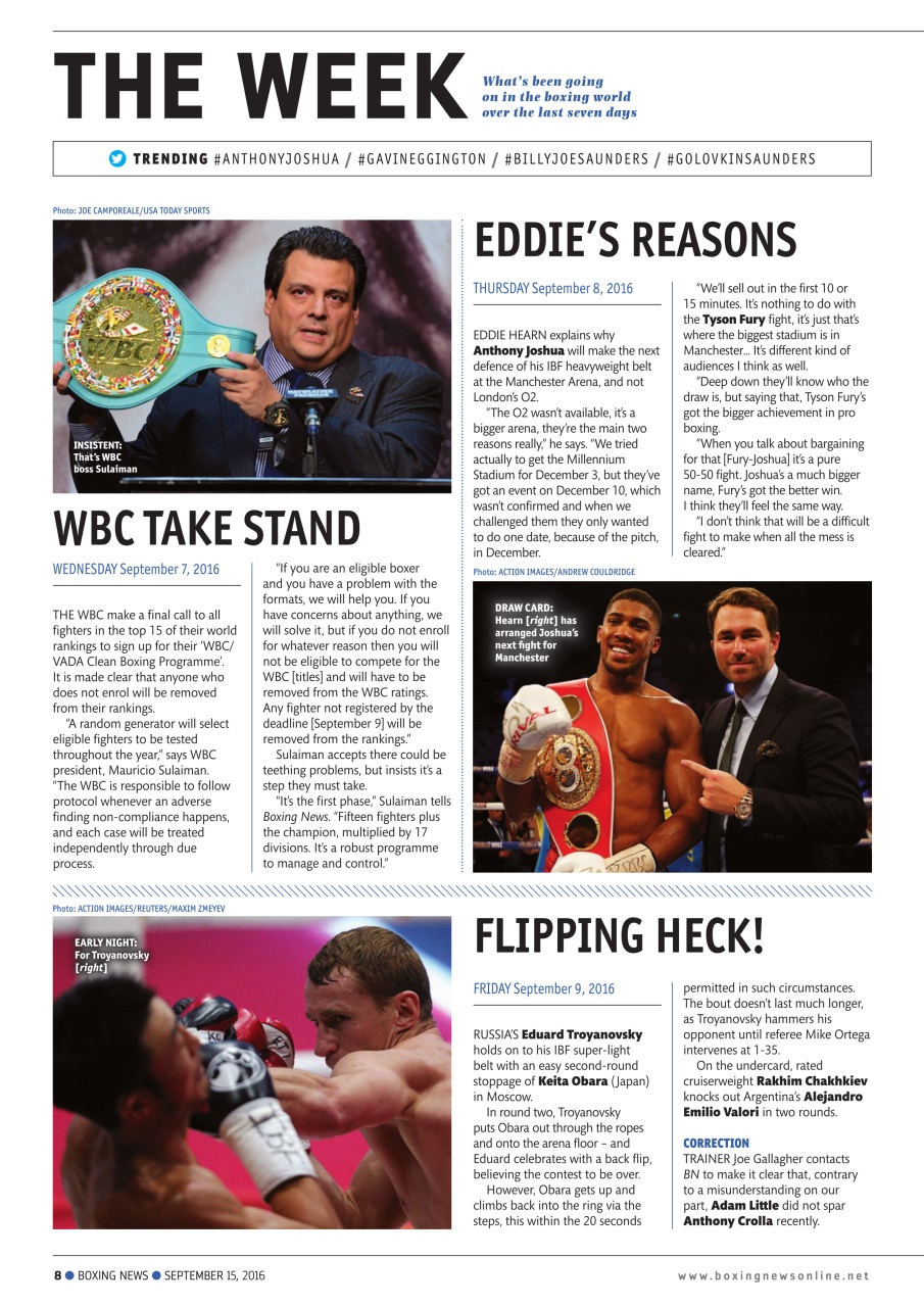Boxing News Preview Pages