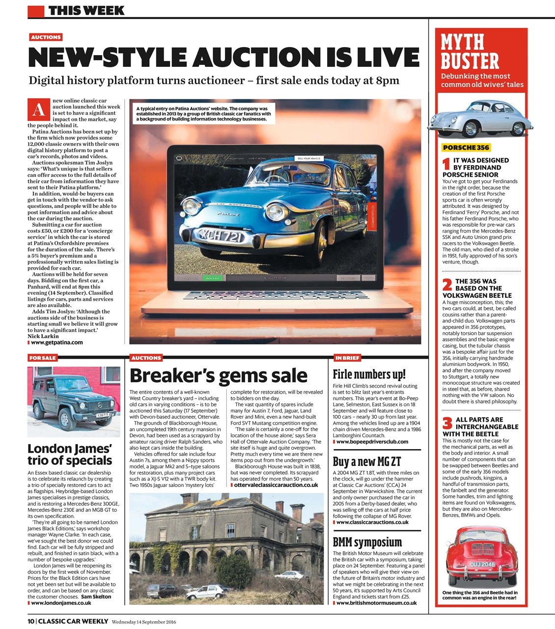 Classic Car Weekly Preview Pages