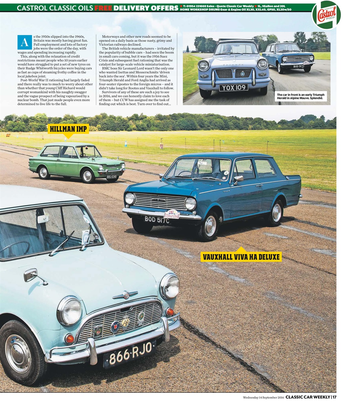 Classic Car Weekly Preview Pages