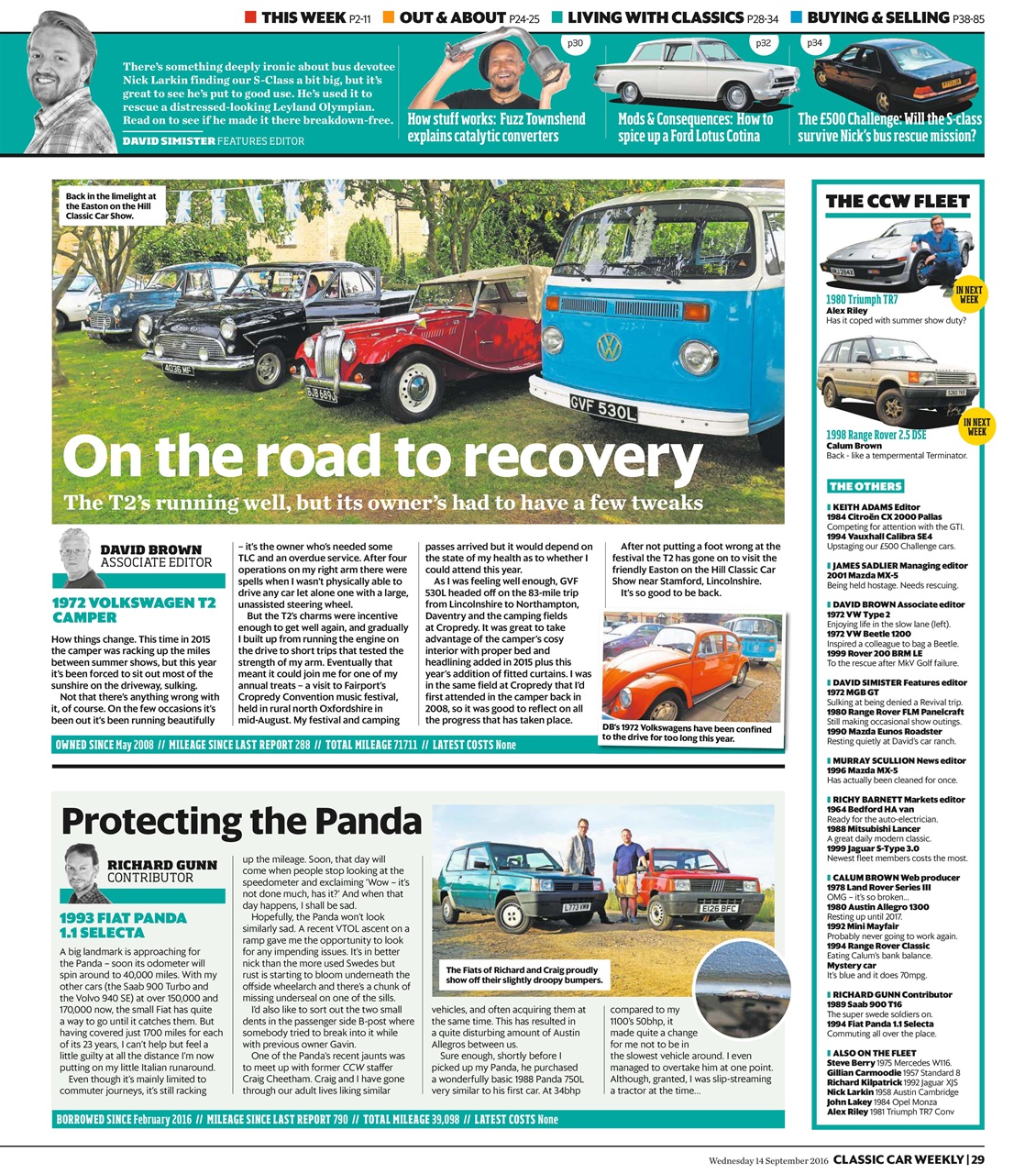 Classic Car Weekly Preview Pages