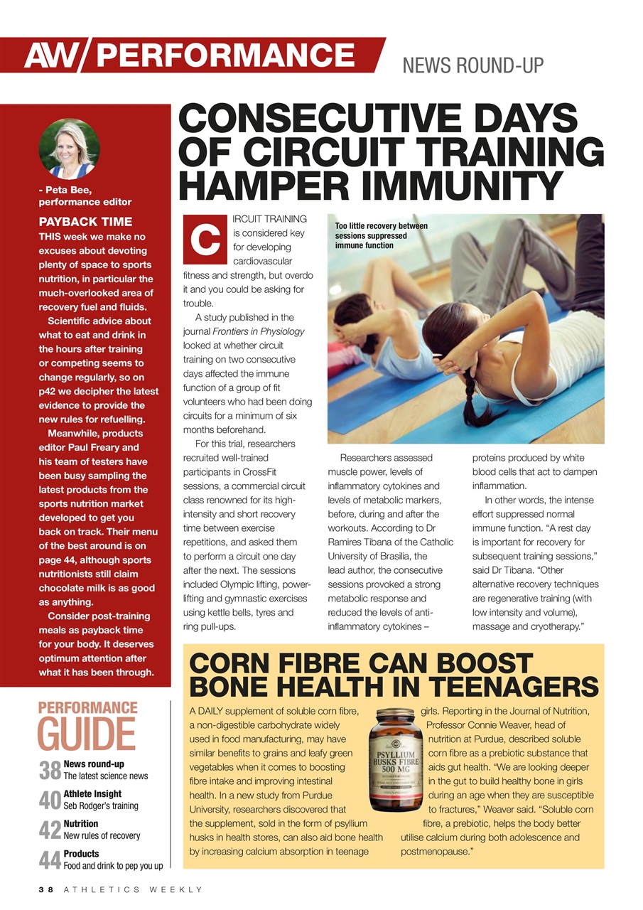 AW – Athletics Weekly Magazine Preview Pages