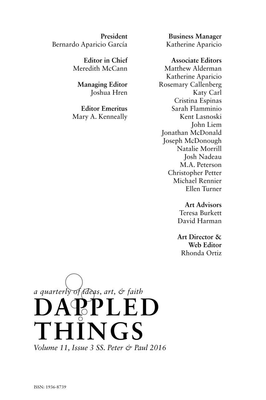 Dappled Things Preview Pages