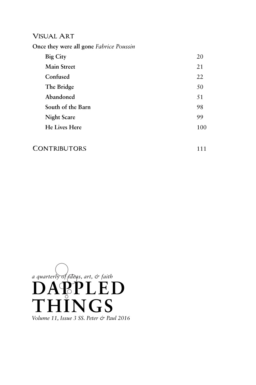 Dappled Things Preview Pages