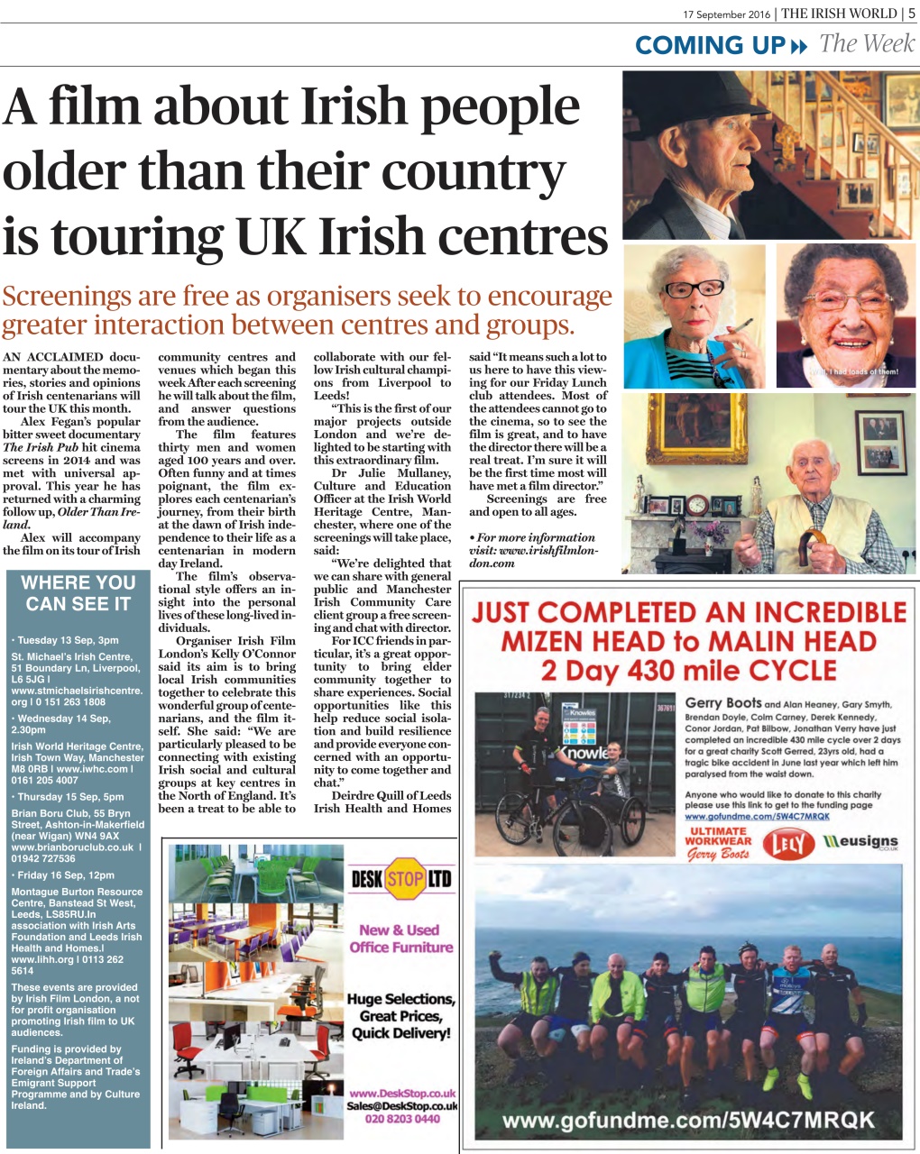 Irish World Preview Pages