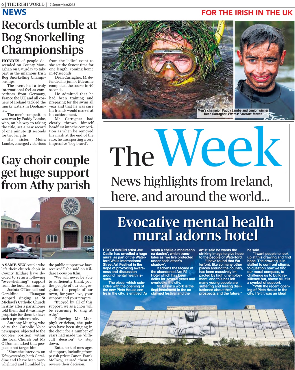 Irish World Preview Pages