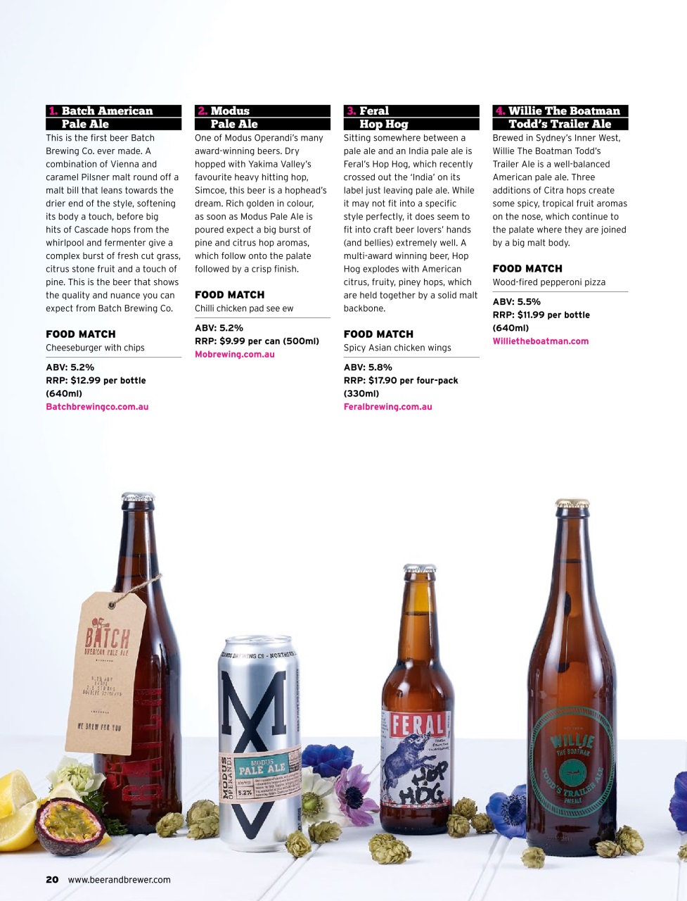 Beer and Brewer Preview Pages