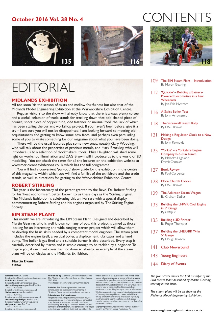 Engineering in Miniature Preview Pages