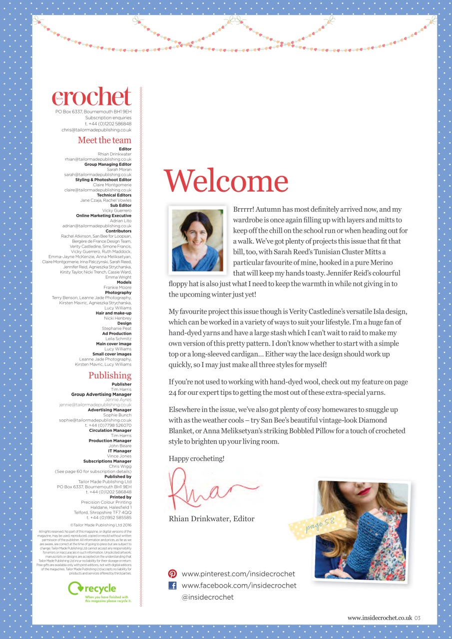 Inside Crochet Preview Pages