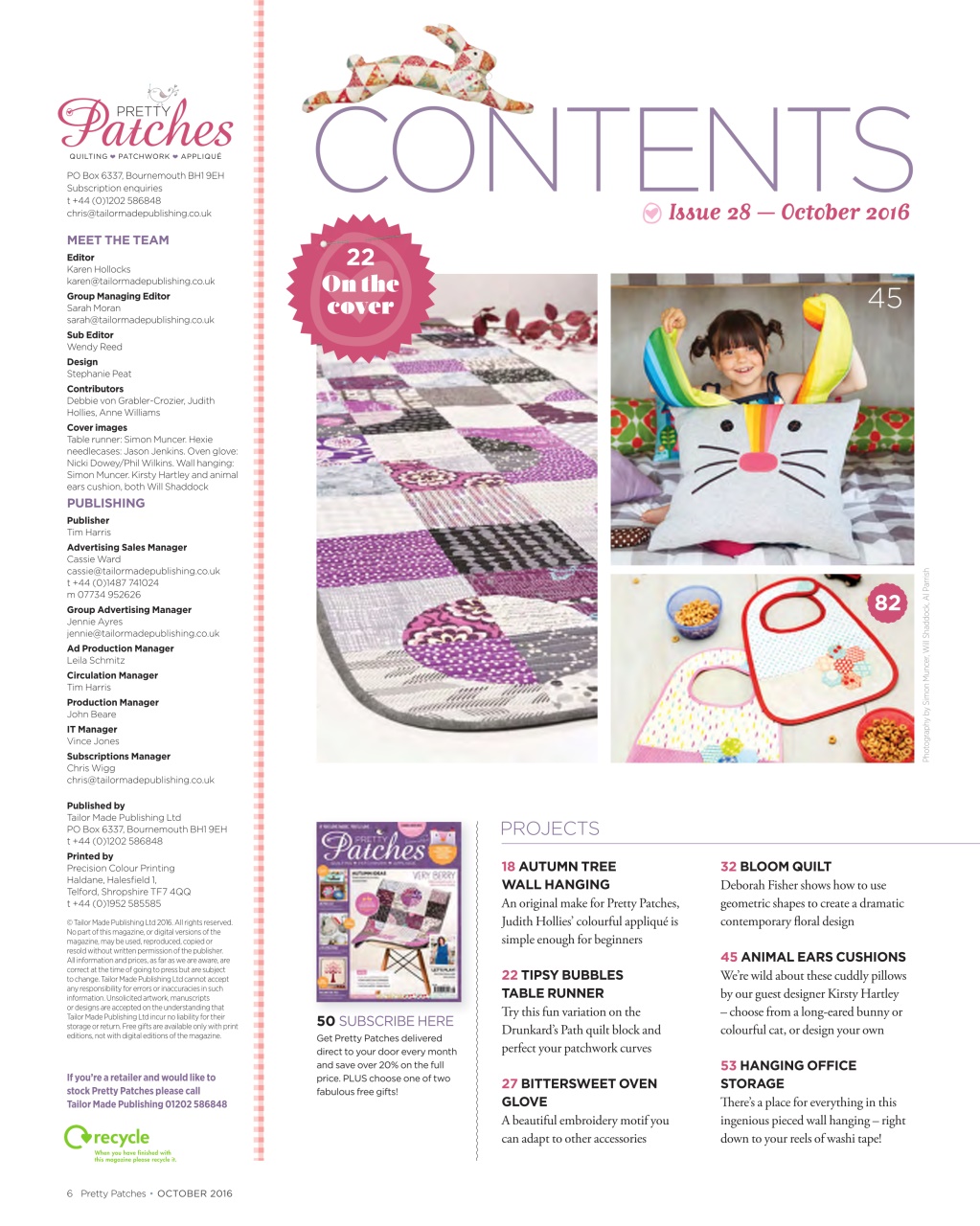 Pretty Patches Magazine Preview Pages