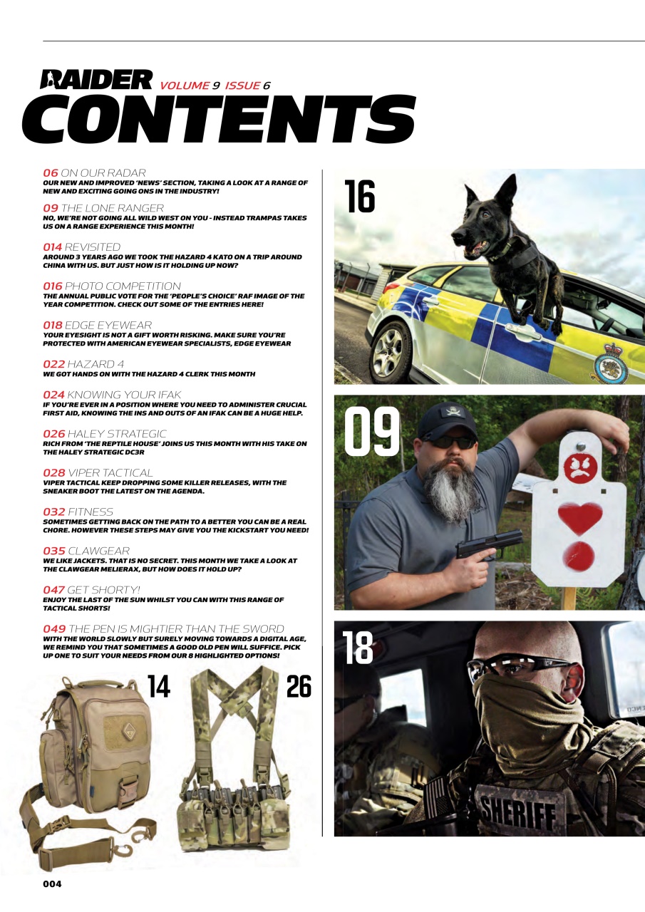 Raider Preview Pages