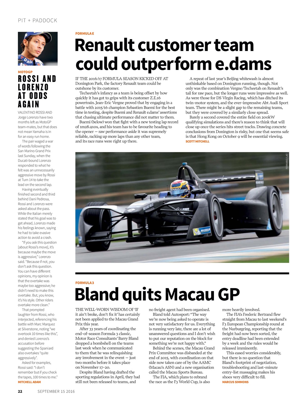 Autosport Preview Pages