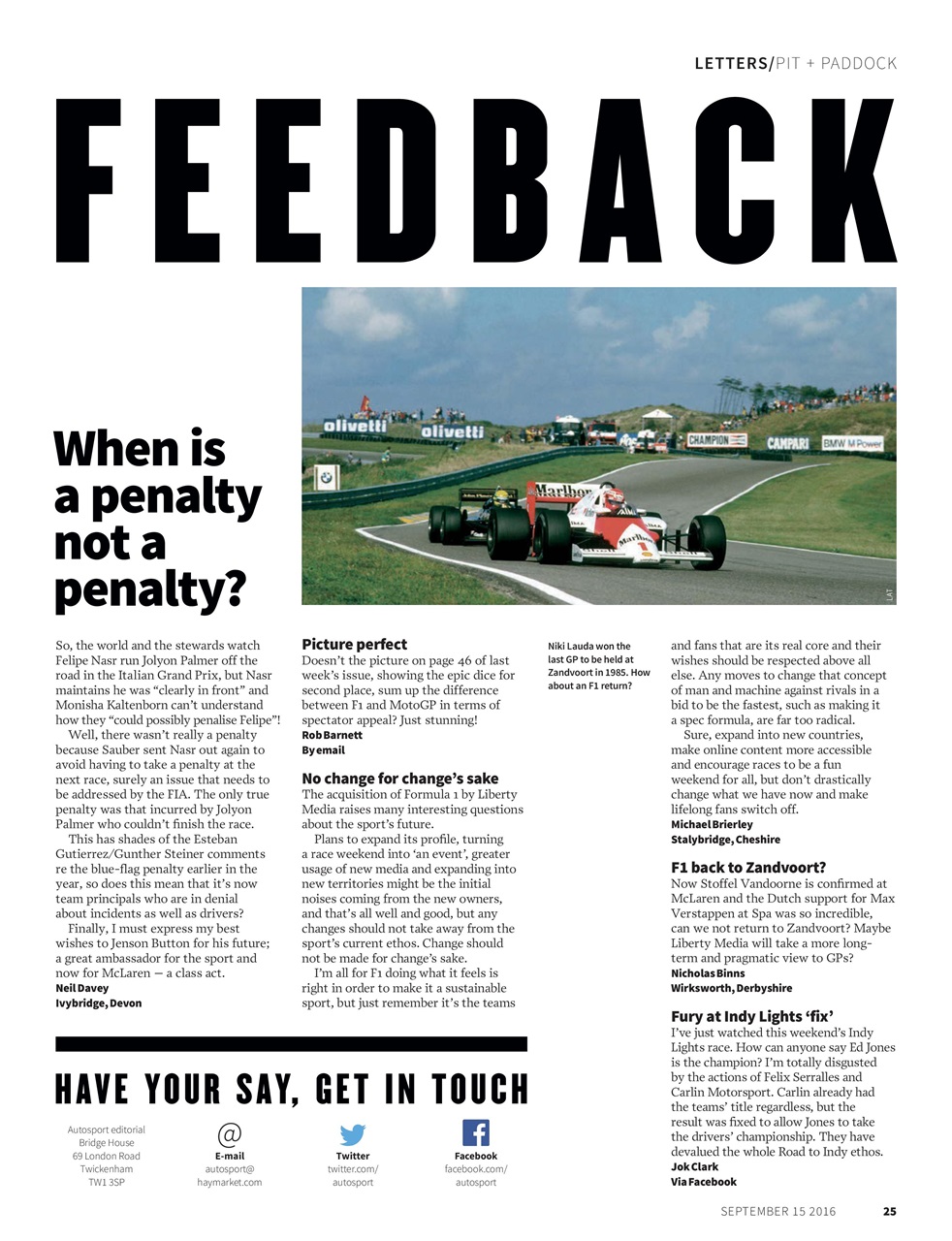 Autosport Preview Pages