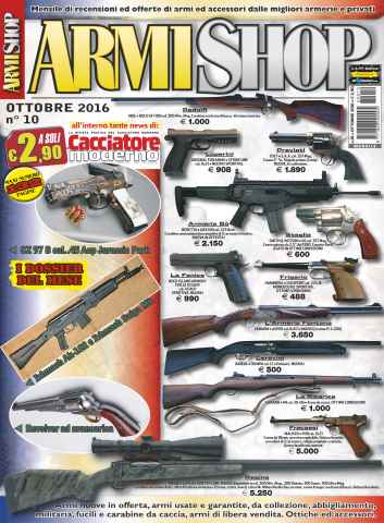 ARMI SHOP issue Ottobre 2016