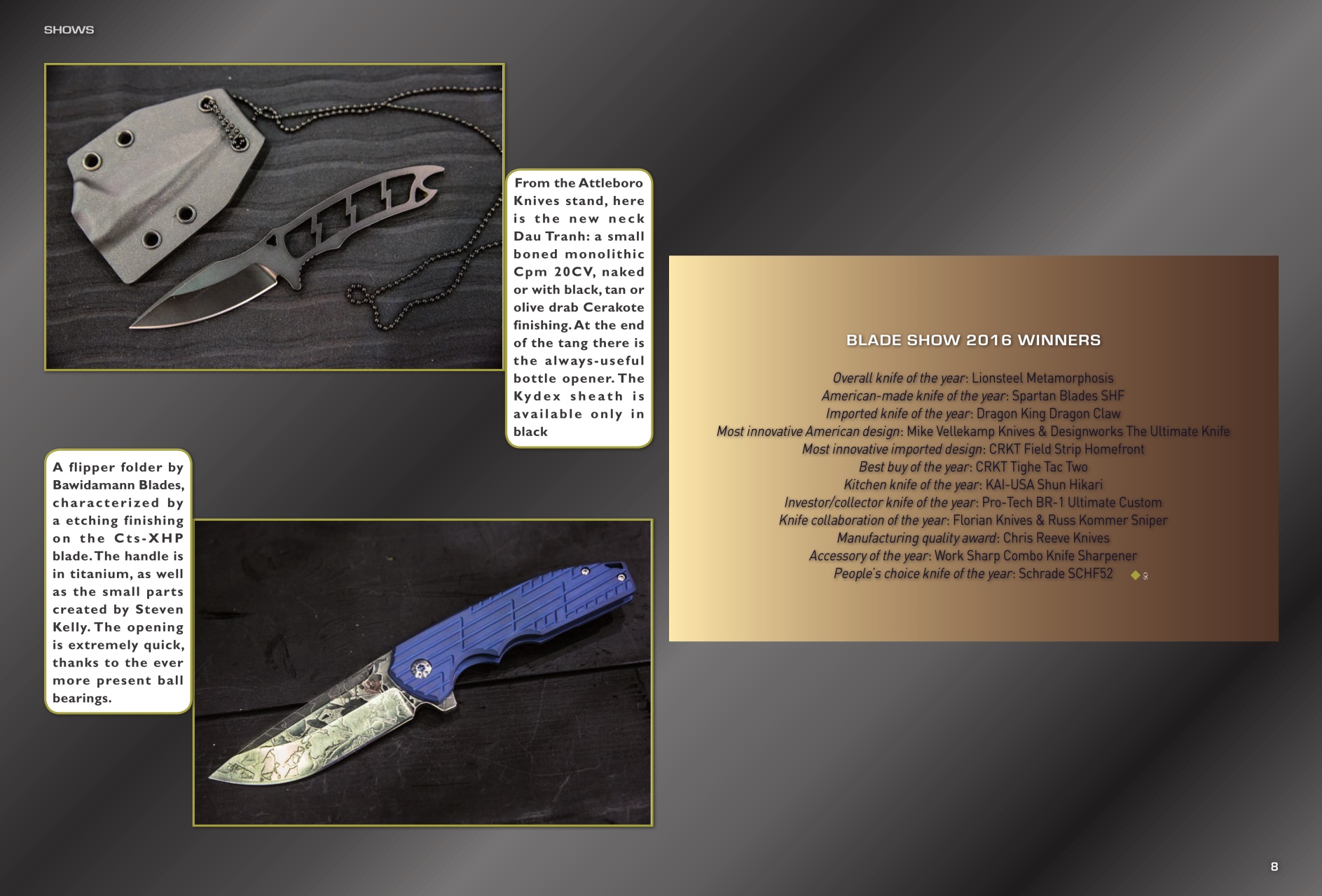 KNIVES INTERNATIONAL Preview Pages