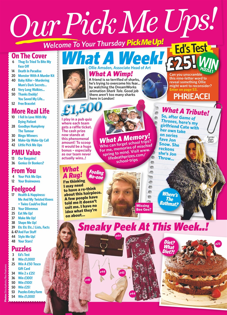 Pick Me Up Preview Pages