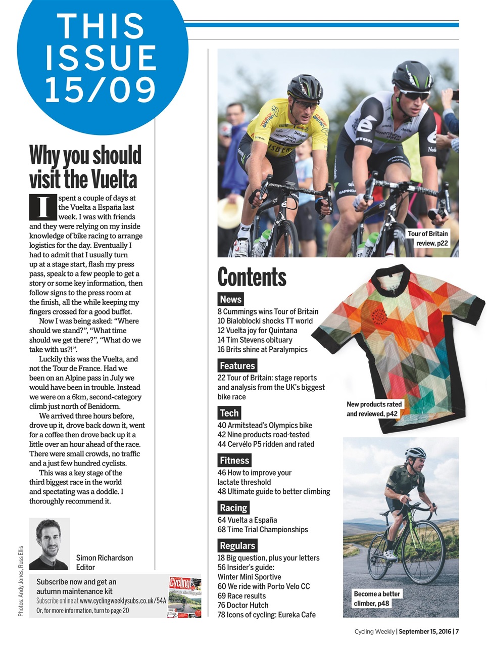 Cycling Weekly Preview Pages