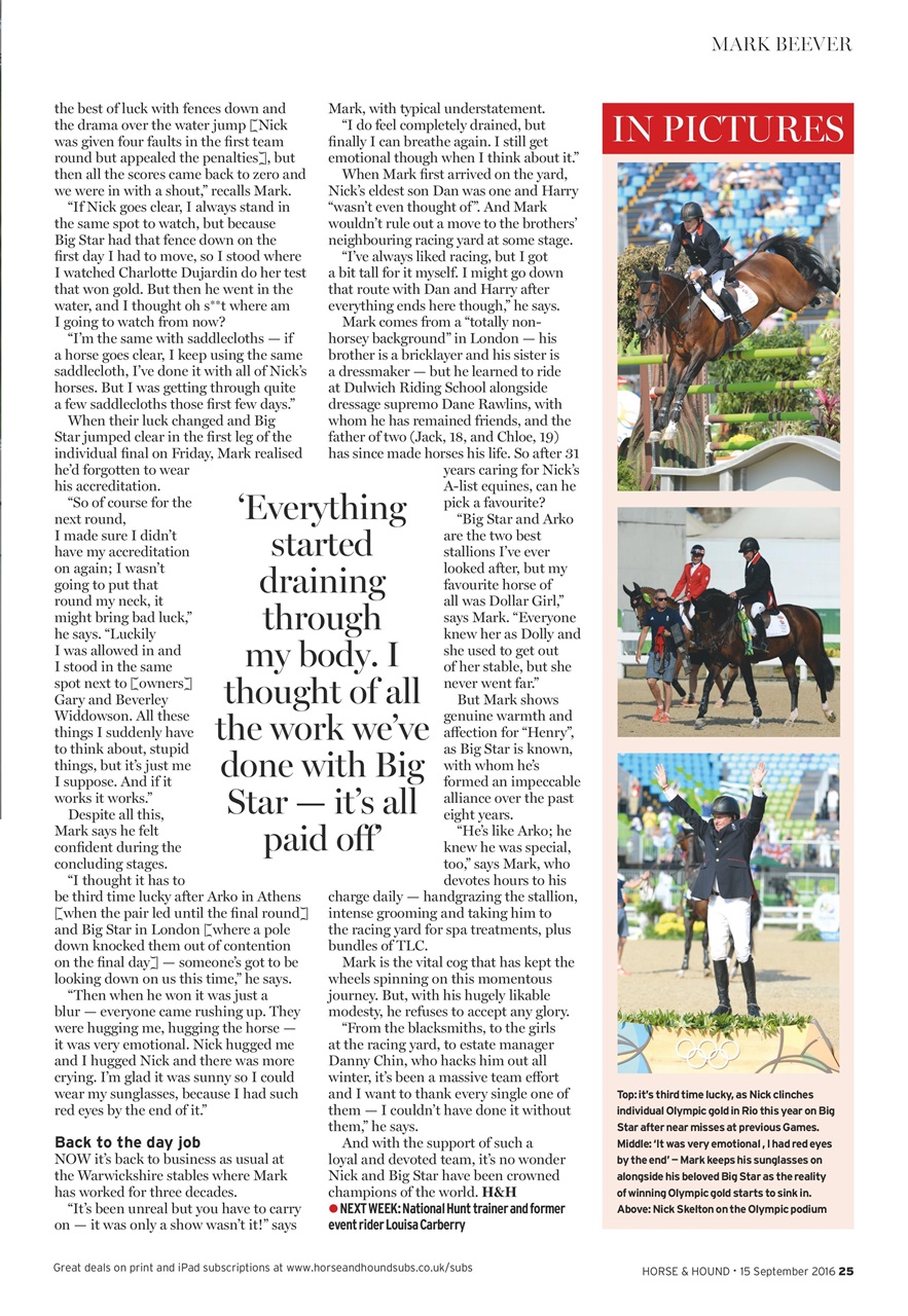 Horse & Hound Preview Pages