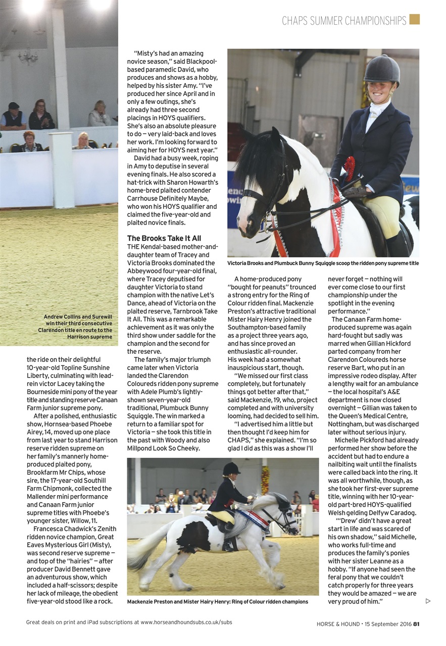 Horse & Hound Preview Pages