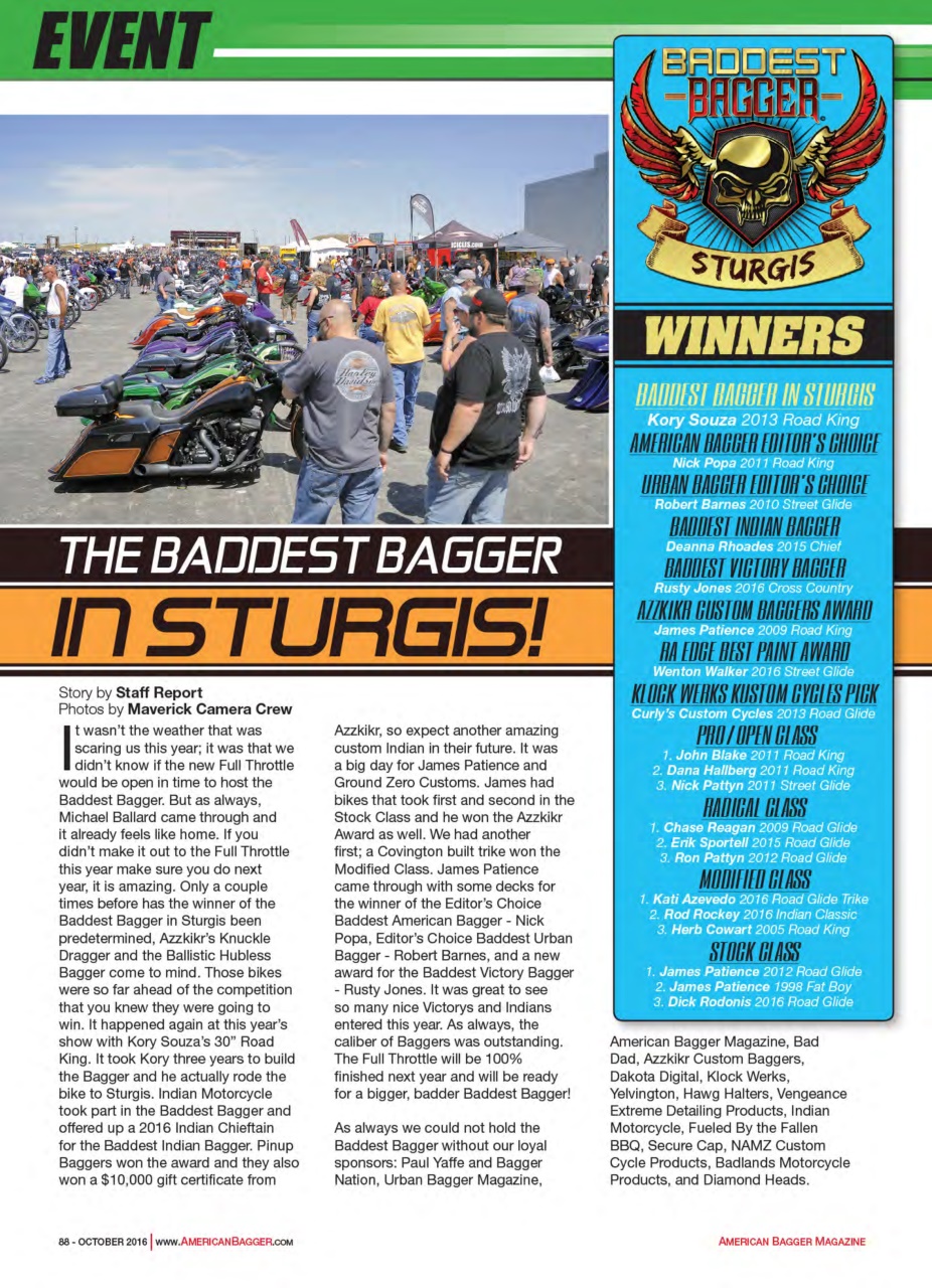 American Bagger Preview Pages