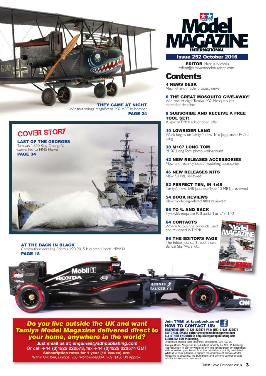 Tamiya Model Magazine Preview Pages