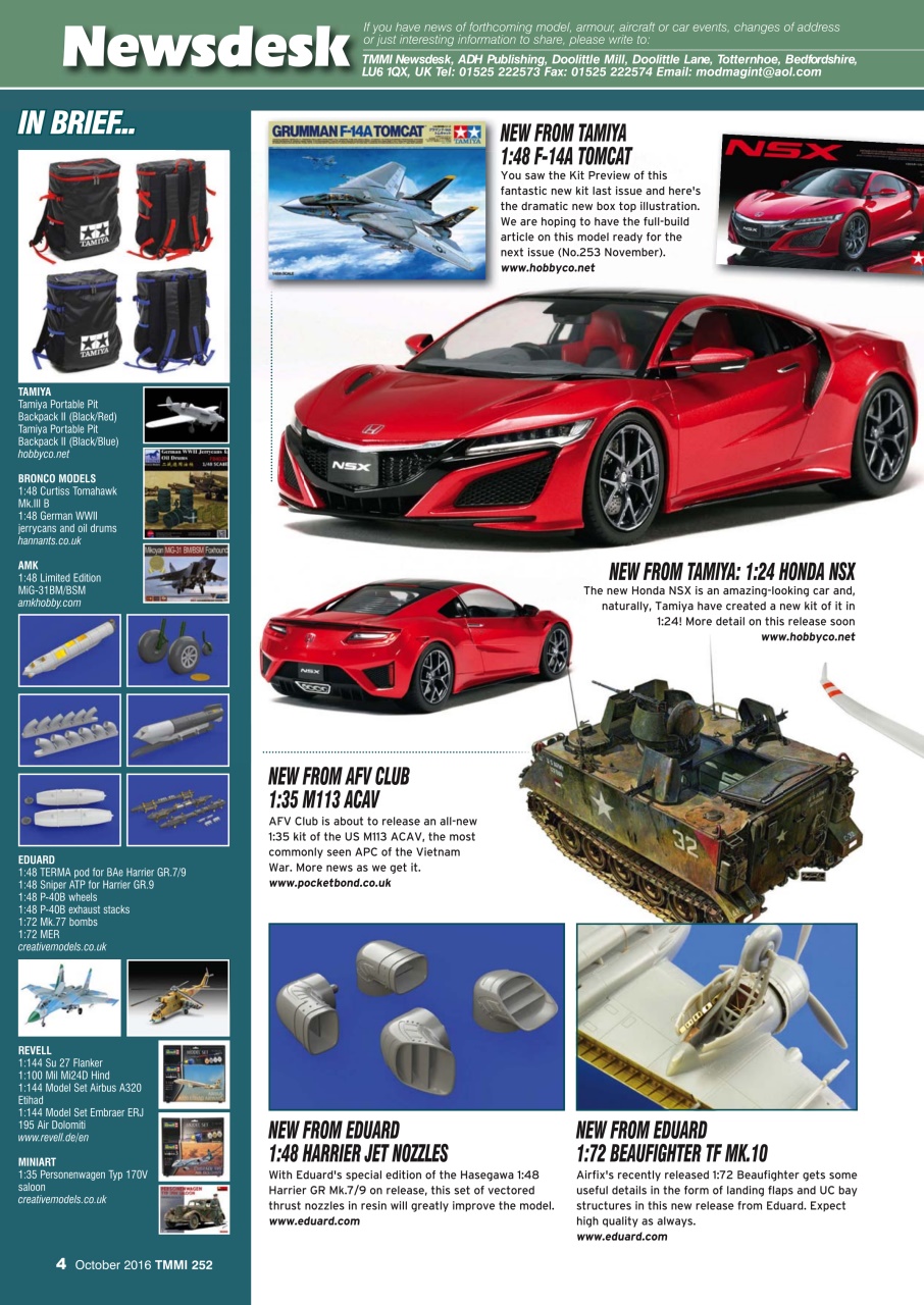 Tamiya Model Magazine Preview Pages