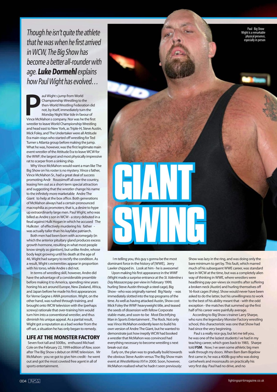 Wrestletalk Magazine Preview Pages