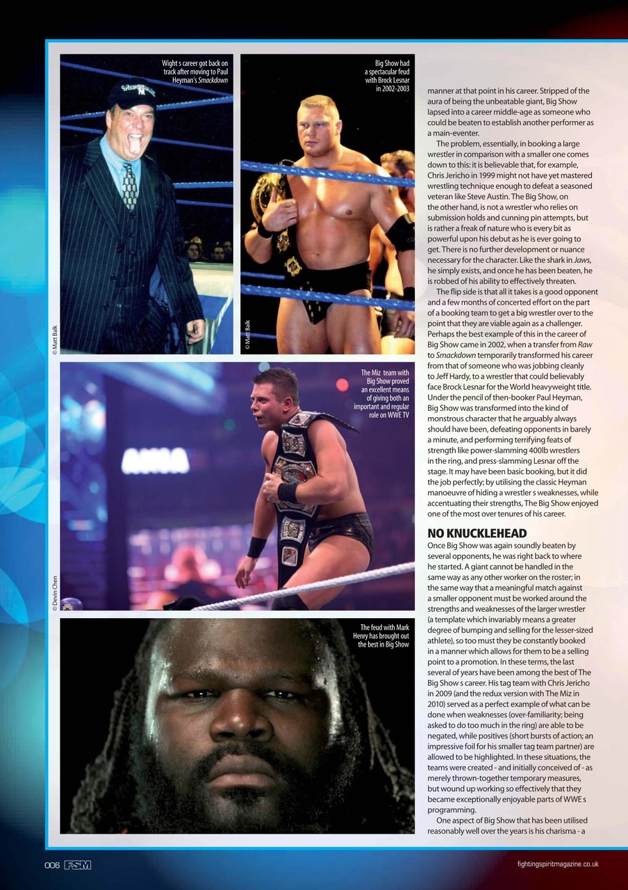 Wrestletalk Magazine Preview Pages