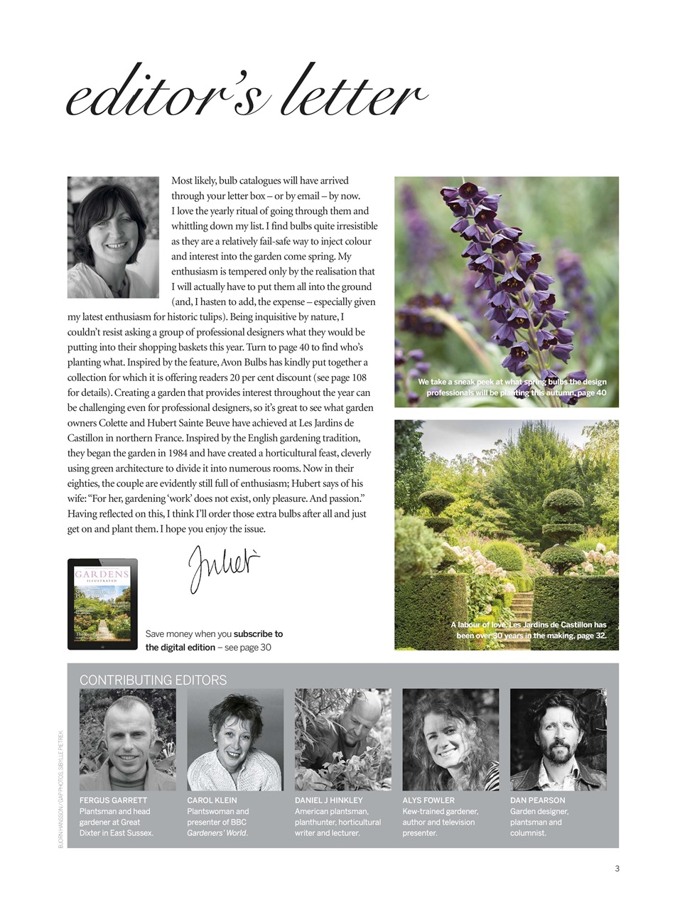 Gardens Illustrated Preview Pages