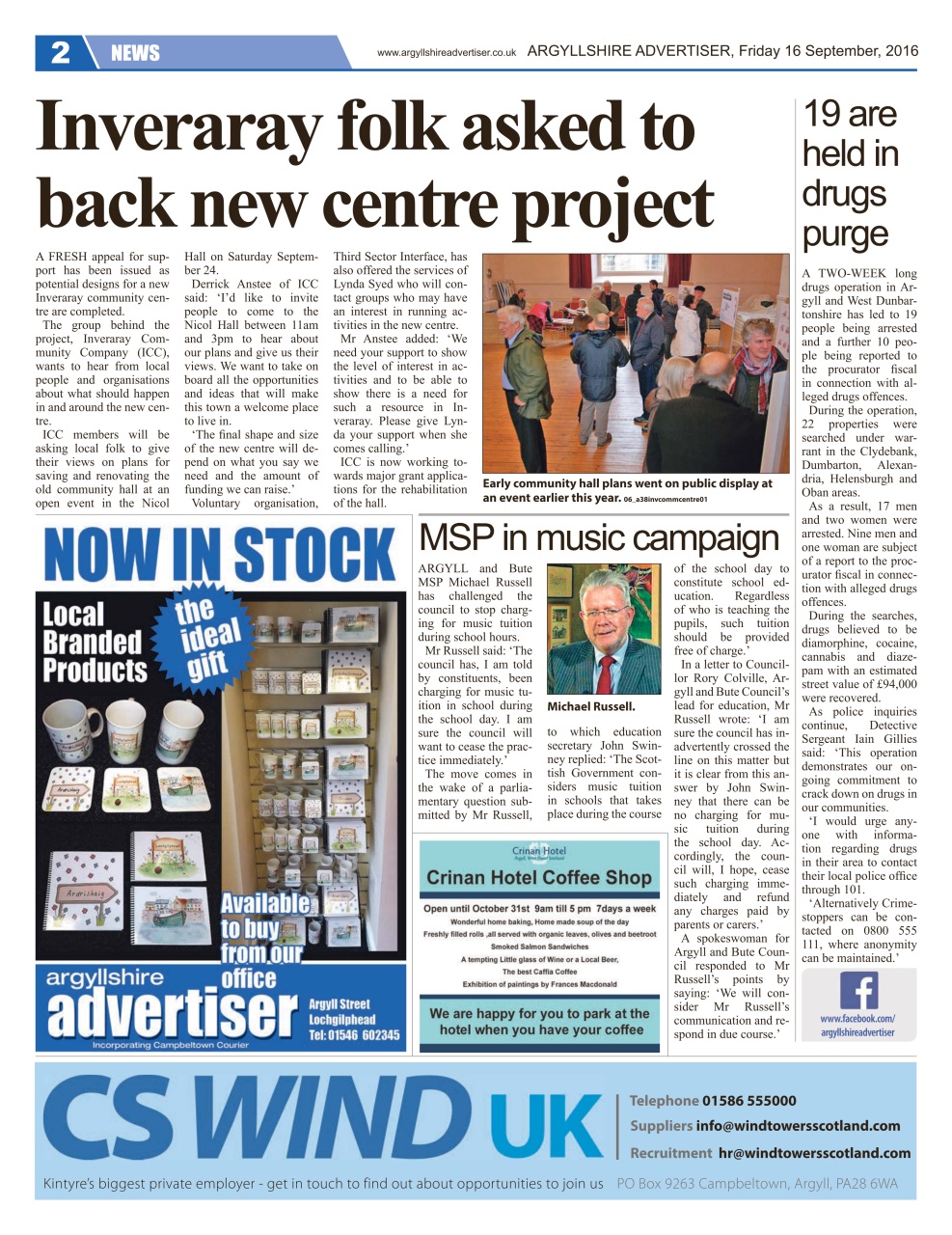 Argyllshire Advertiser Preview Pages