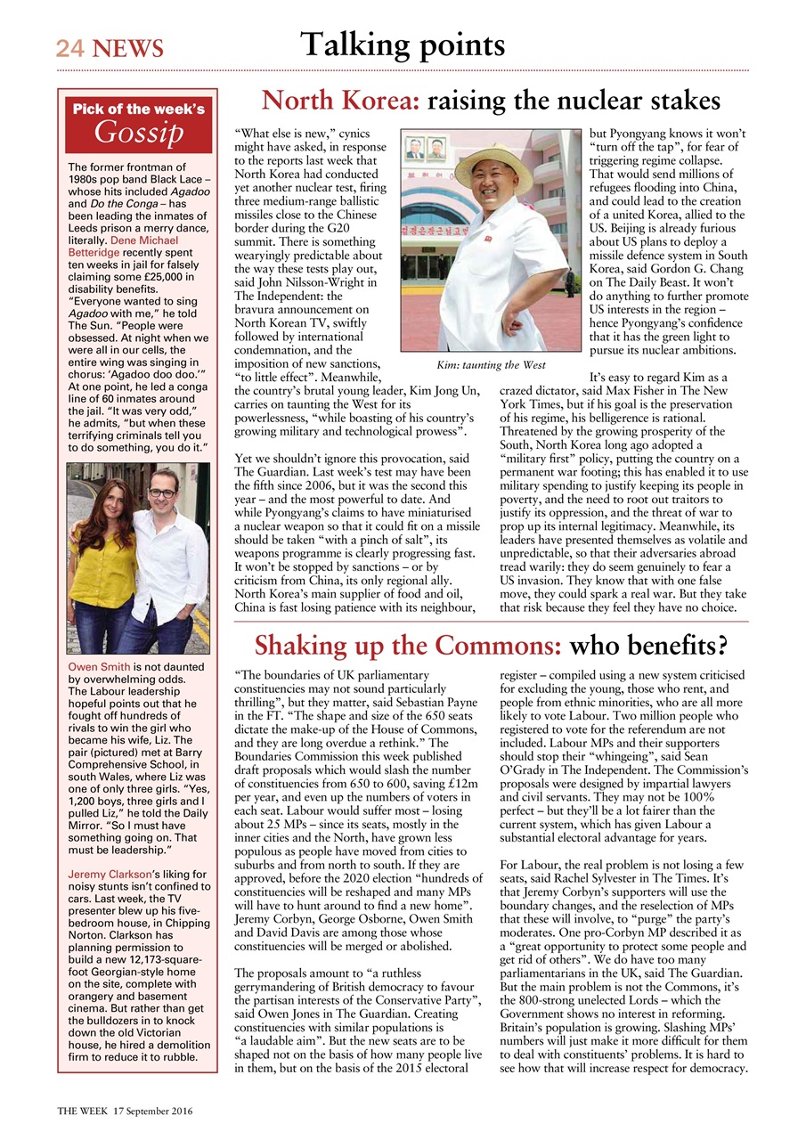 The Week Preview Pages