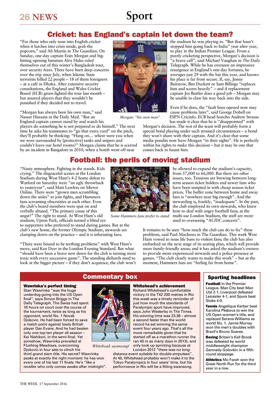 The Week Preview Pages