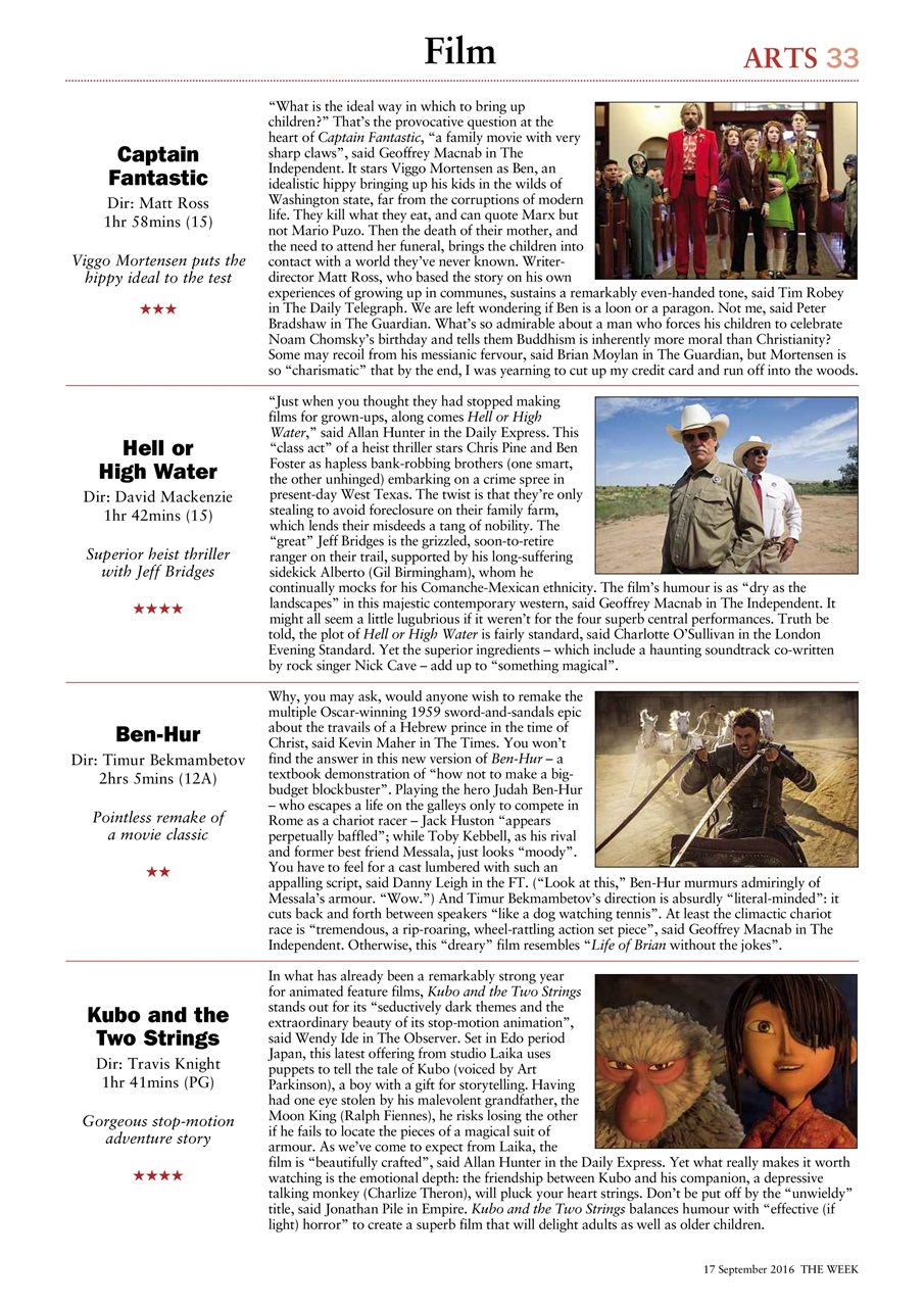 The Week Preview Pages