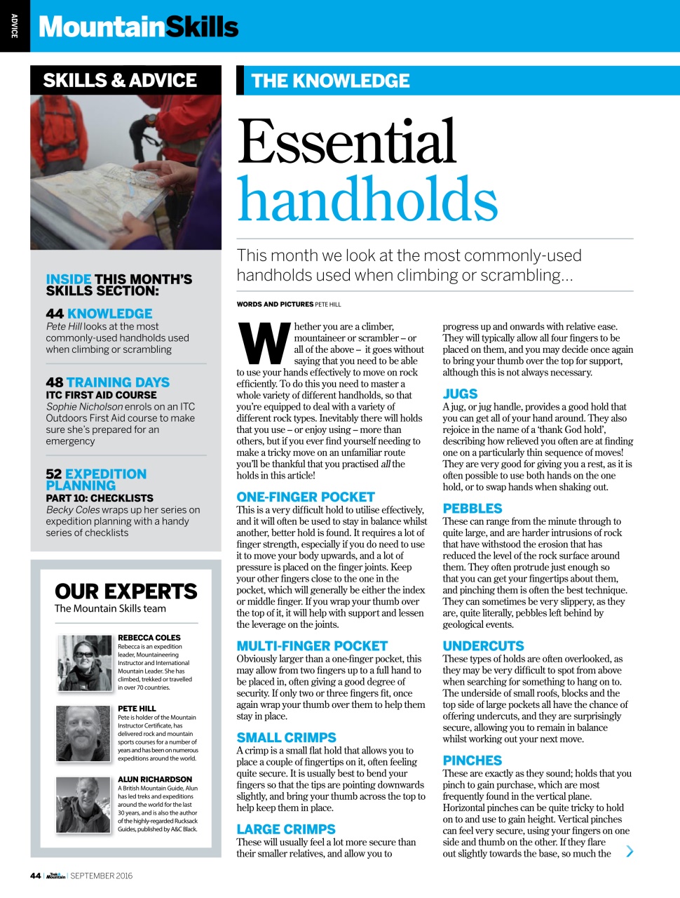 Trek & Mountain Magazine Preview Pages