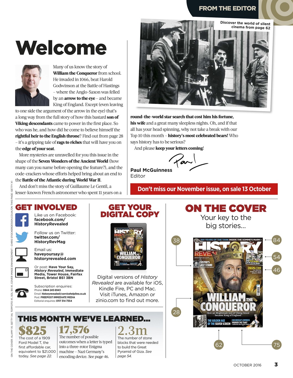 BBC History Revealed Magazine Preview Pages