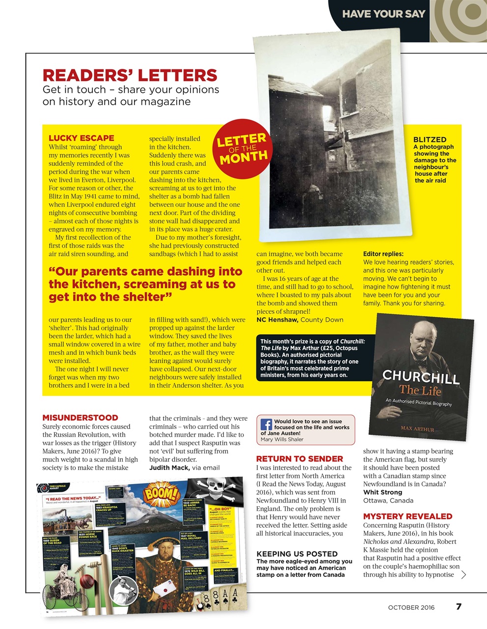 BBC History Revealed Magazine Preview Pages