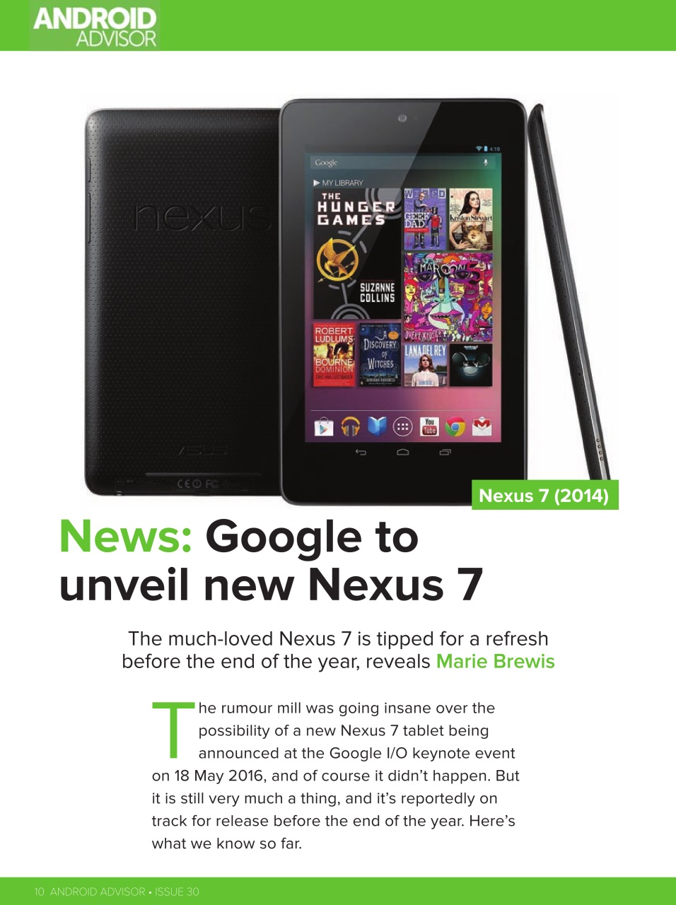 Android Advisor Preview Pages