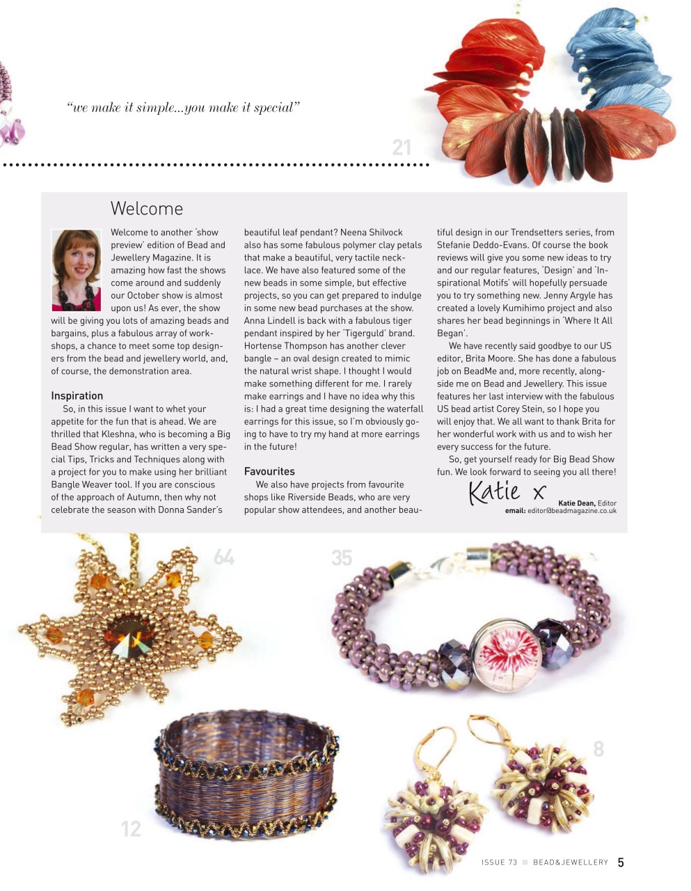 Bead & Jewellery Magazine Preview Pages