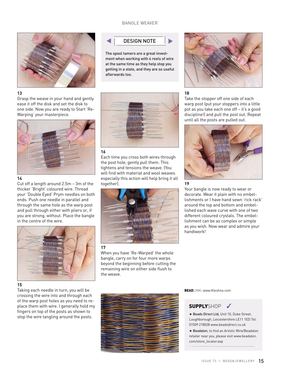 Bead & Jewellery Magazine Preview Pages